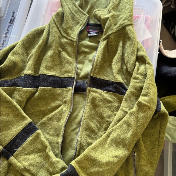 Ibex Green and Gray Women's Jacket - Picture 1 of 6
